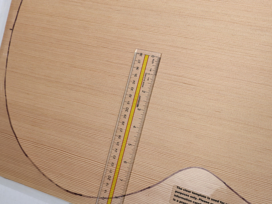 Douglas-Fir Jumbo Guitar Set 4.6.mm thick (Standard 3★) - Stock# 6-8245