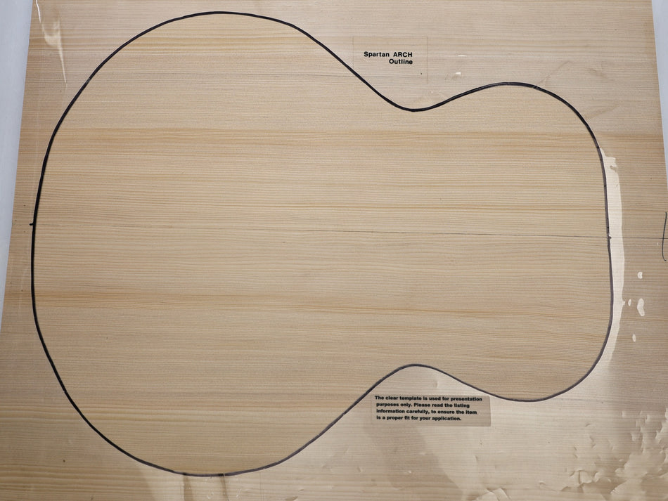Hemlock Archtop Guitar set 28.mm thick - Stock# 6-8249