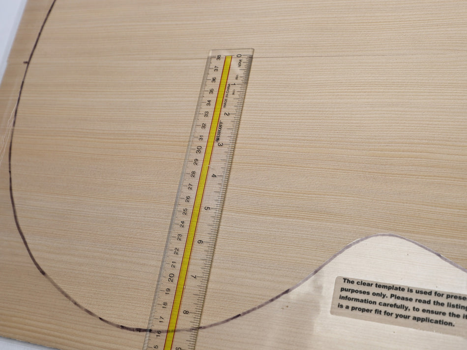 Hemlock Jumbo Guitar Set 4.3.mm thick (Professional) - Stock# 6-8263