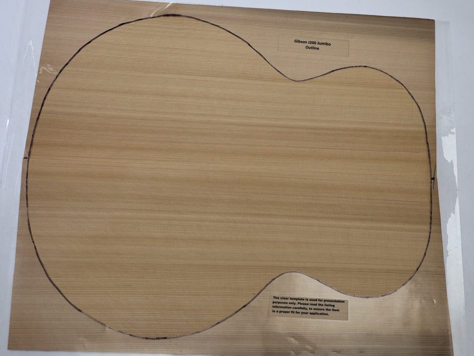 Red Cedar Jumbo Guitar Set 4.mm thick (+STANDARD +3★) - Stock# 6-8265