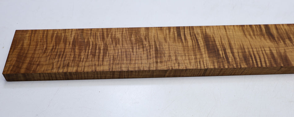 Torrefied Maple Flame Neck Blank 22 * 115 * 895.mm (HIGH FIGURE) - Stock# 6-8274