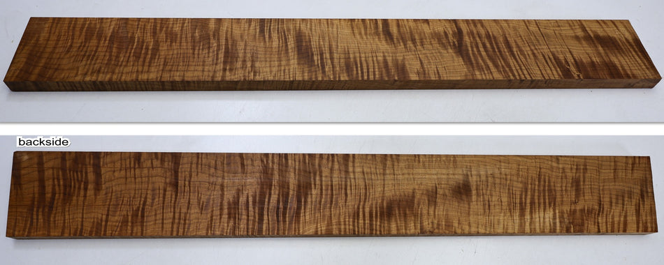 Torrefied Maple Flame Neck Blank 22 * 115 * 895.mm (HIGH FIGURE) - Stock# 6-8274