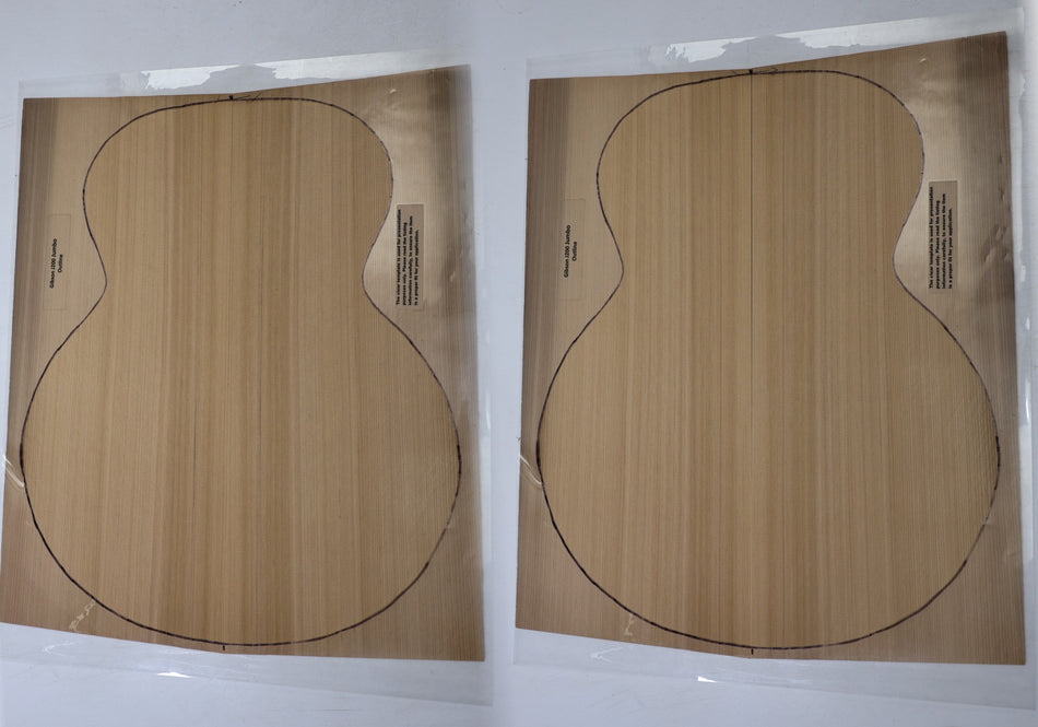 Red Cedar Jumbo, 2 Guitar Sets 4.mm thick (Standard 3★) - Stock# 6-8283