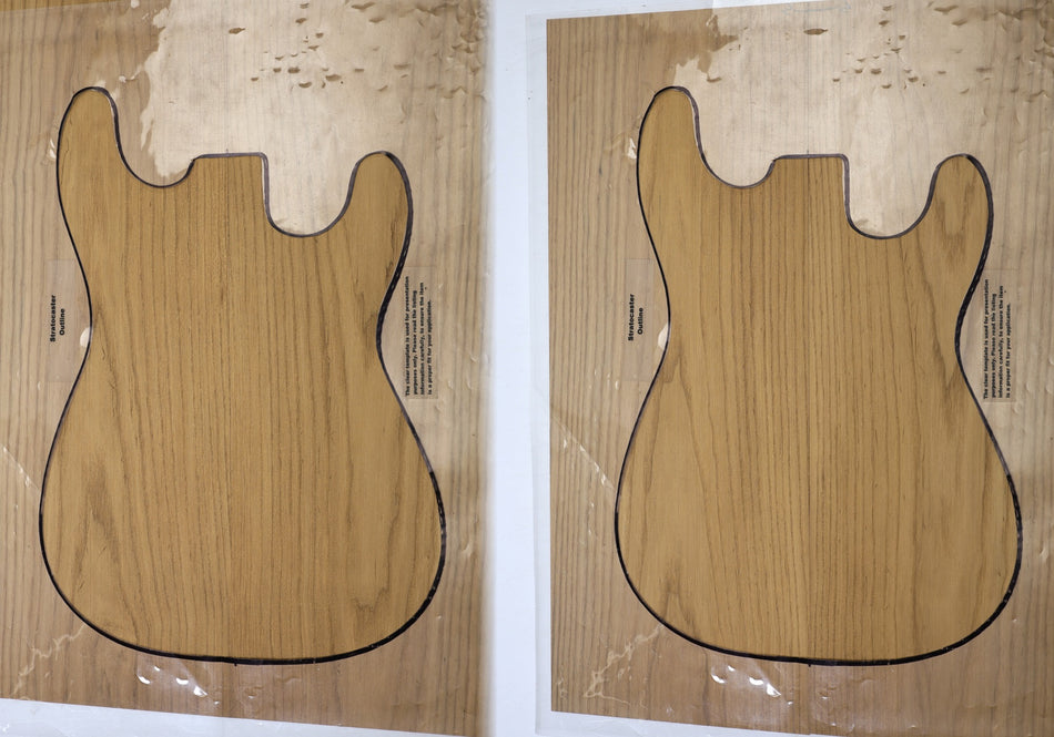Torrefied White Ash, 2 Guitar sets 6.mm thick - Stock# 6-8292