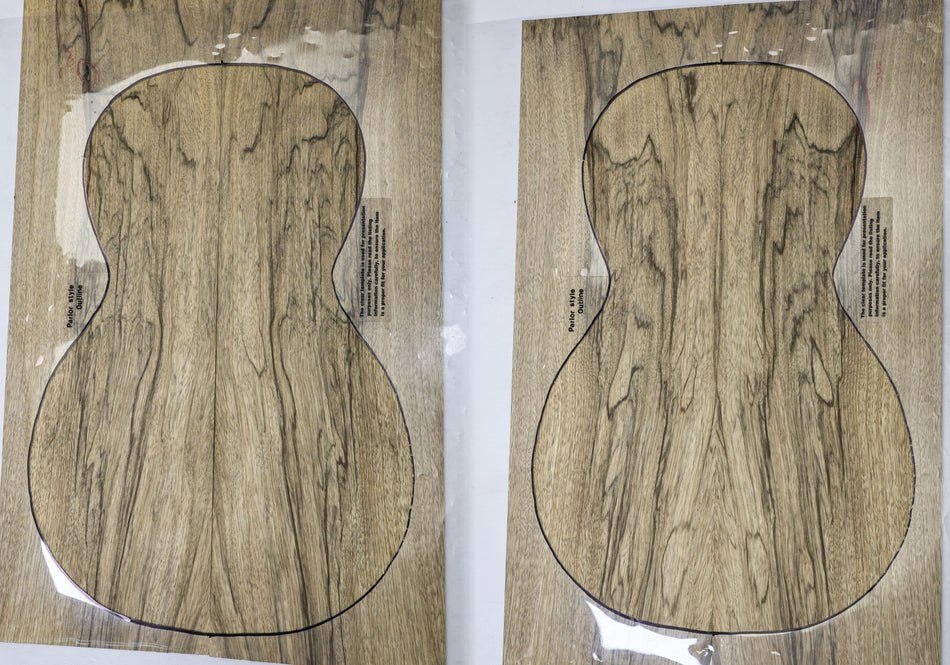 Black Limba, 2 Guitar sets 4.mm thick - Stock# 6-8293