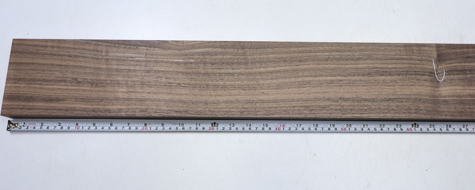 Walnut (Black) Neck Blank 27 * 117 * 820.mm (2nd) - Stock# 6-8299