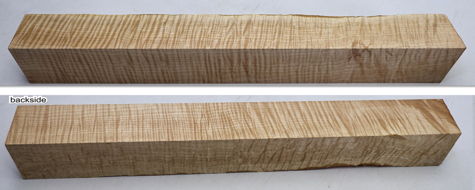 Maple Flame Spindle Square  72 * 72 * 615 mm (+HIGH FIGURE) - Stock# 6-8306