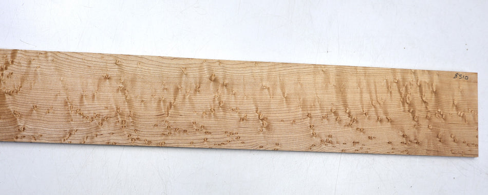 Rock Maple Birdseye Bass Fingerboard 9 * 106 * 820 mm unslotted (GREAT FIGURE) - Stock# 6-8310