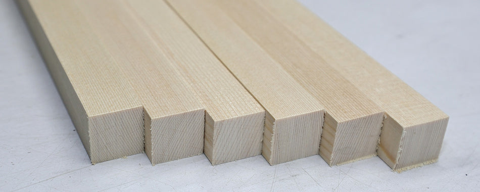 Engelmann Spruce Tonebars / Bracewood, 6 blocks 20 * 20 * 530.mm - Stock# 6-8311