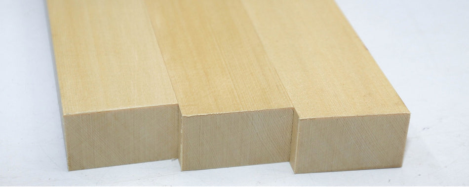 Yellow Cedar Bracewood, 3 blocks 27 * 37 * 530.mm - Stock# 6-8312