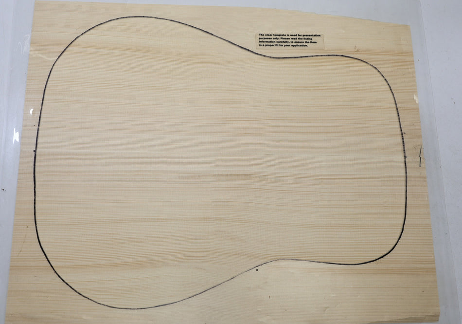 Red Spruce Dreadnought Guitar Set 4.5.mm thick (Professional) - Stock# 6-8313