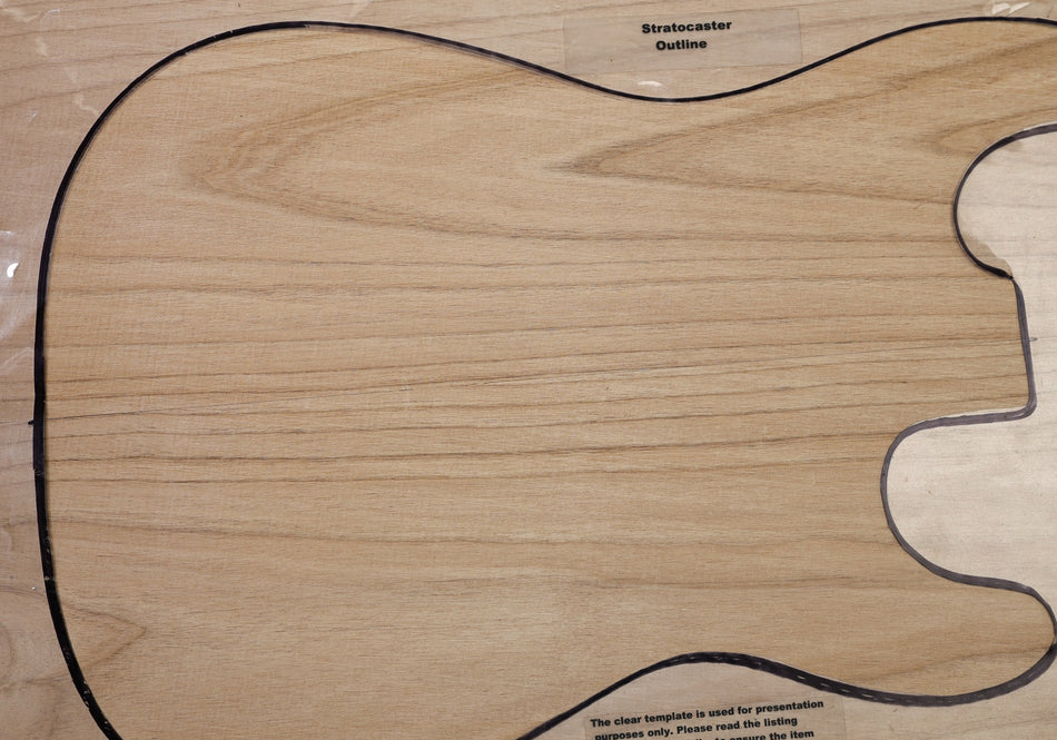 Alder body blank, unglued 2pc 46.mm thick (PREMIUM GRADE) - Stock# 6-8319