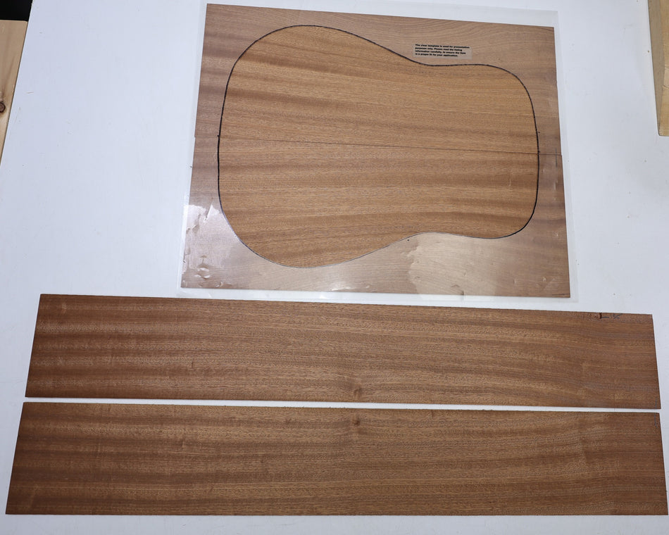 Back & Side set Sapele, Dreadnought - Stock# 6-8321
