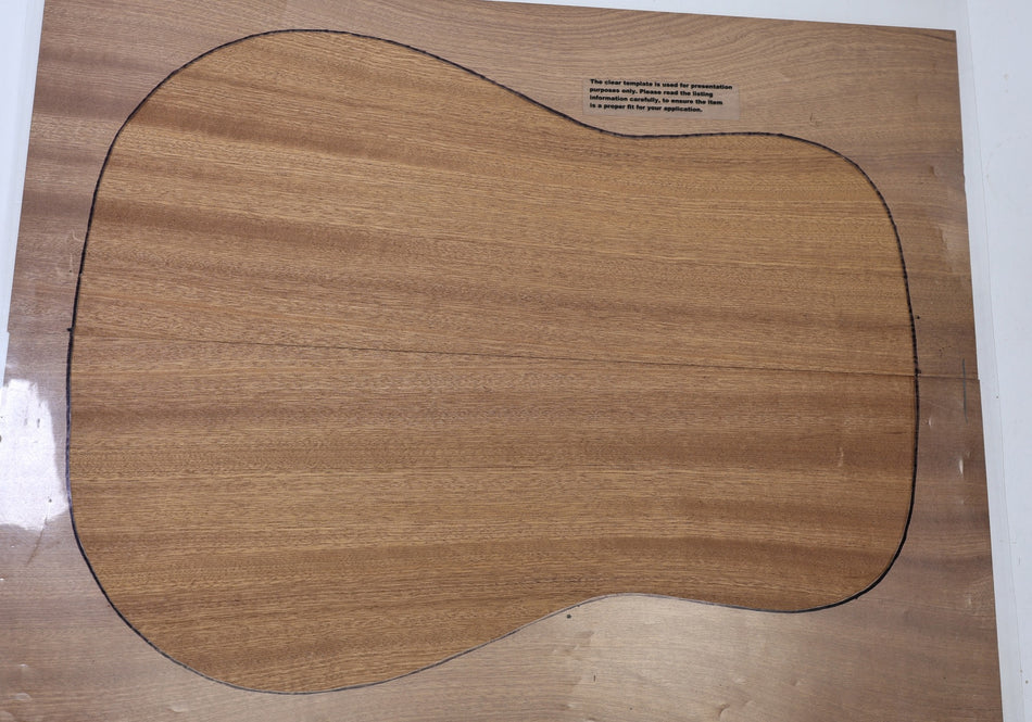 Back & Side set Sapele, Dreadnought - Stock# 6-8321