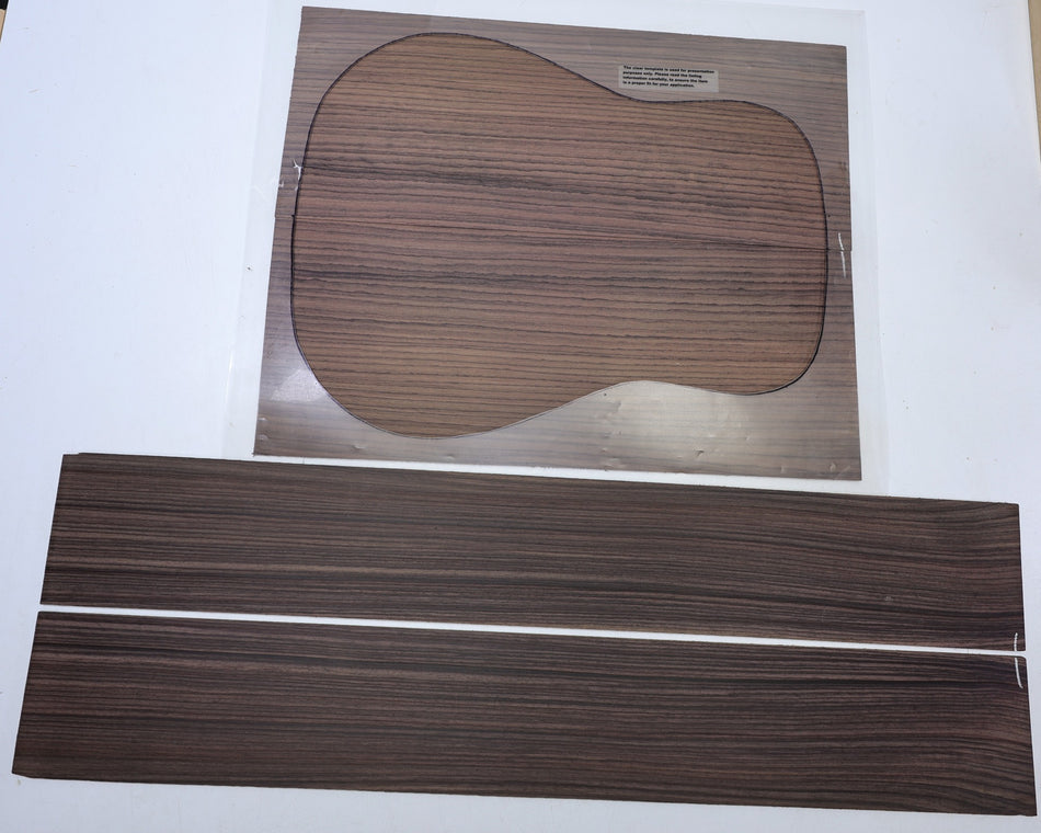 Back & Side set Indian Rosewood, OM / Classical (PREMIUM 5★) - Stock# 6-8323