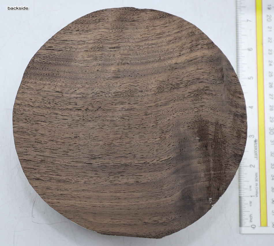 Walnut (Black) Round 170.mm diameter * 50.mm thick - Stock# 6-8348
