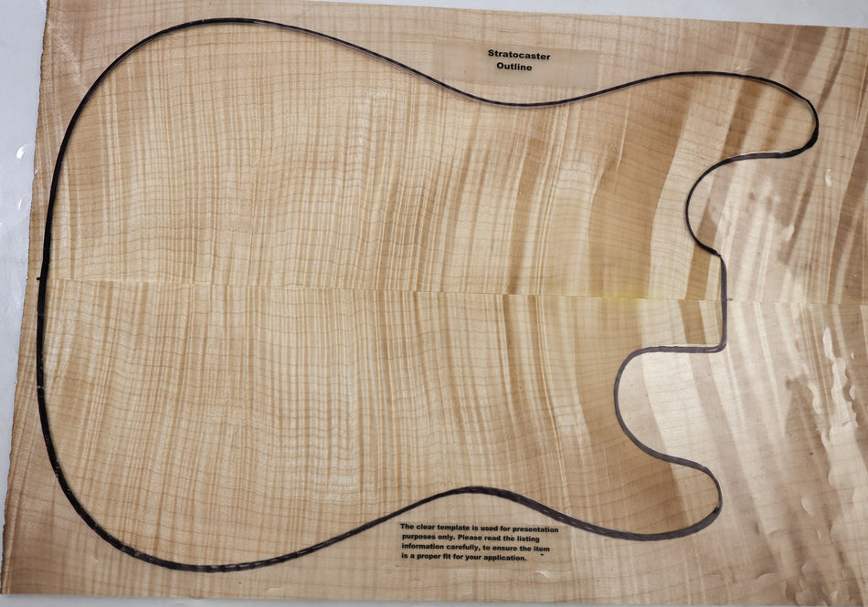 Maple Flame Guitar set 7.7.mm thick (+GREAT FIGURE +3★) - Stock# 6-8354