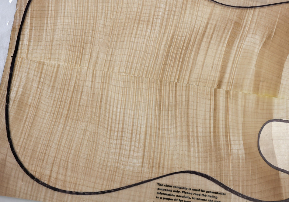 Maple Flame Guitar set 7.7.mm thick (+GREAT FIGURE +3★) - Stock# 6-8354