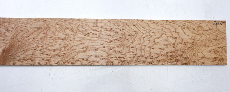 Rock Maple Birdseye Fingerboard 8.2 * 92 * 555.mm unslotted (+GREAT FIGURE) - Stock# 6-8355