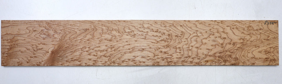 Rock Maple Birdseye Fingerboard 8.2 * 92 * 555.mm unslotted (+GREAT FIGURE) - Stock# 6-8355