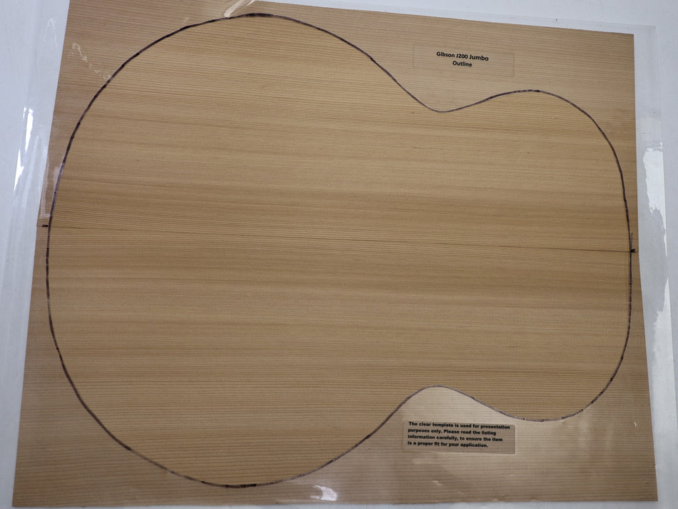 Red Cedar Jumbo Guitar Set 4.mm thick (+Professional) - Stock# 6-8367