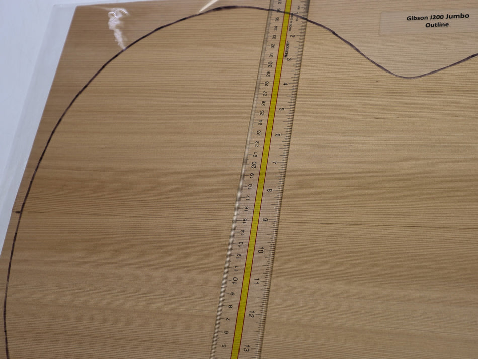 Red Cedar Jumbo Guitar Set 4.mm thick (+Professional) - Stock# 6-8367