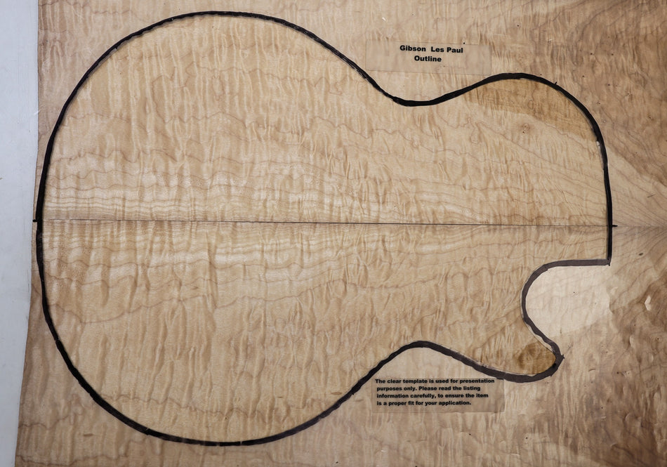 Maple Quilt Guitar set 7.3.mm thick (HIGH FIGURE, 2nd) - Stock# 6-8373