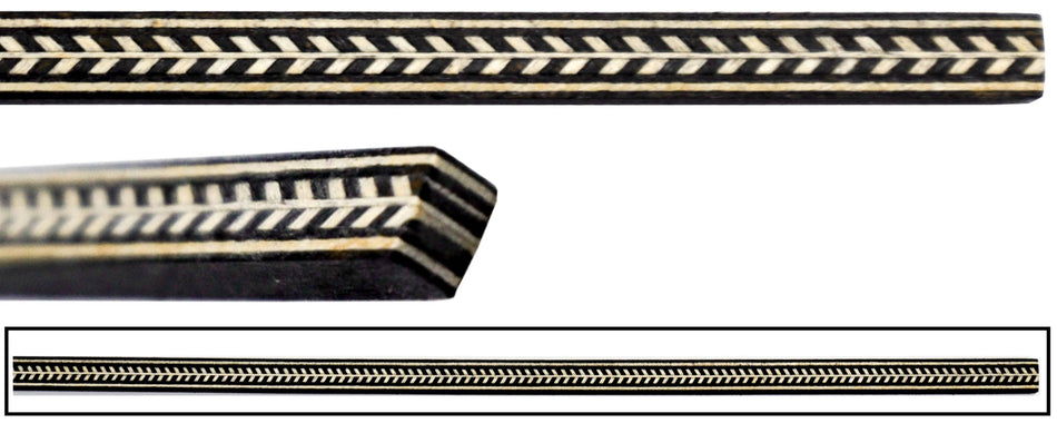 Back Center Strip Guitar Inlay #311 Herringbone