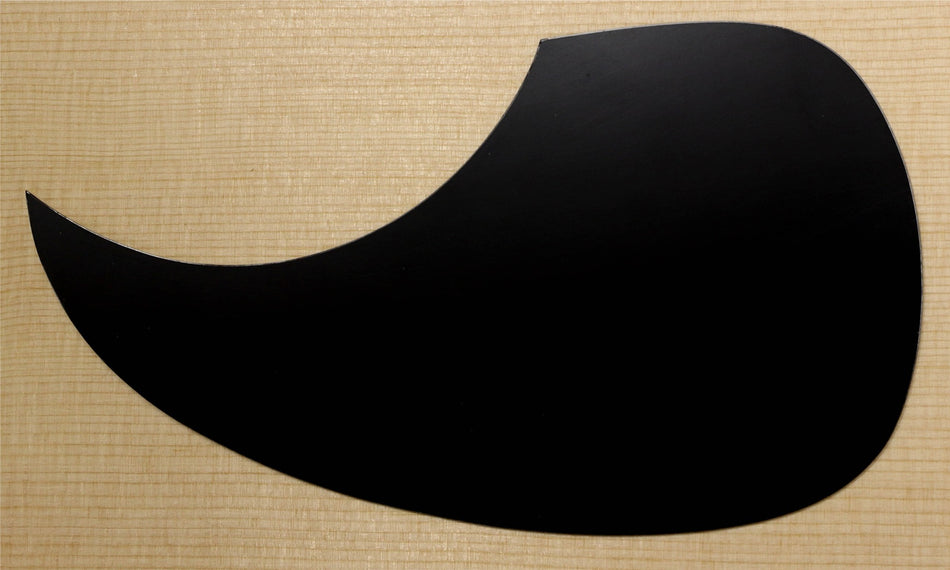 Acoustic Guitar Pickguard, Vinyl self-adhesive Teardrop - Black (LEFT HANDED)