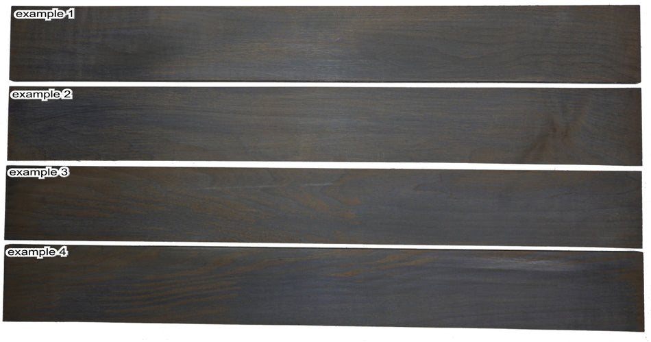 Canadian made Obsidian Ebony Guitar Fingerboard, 22" long, Unslotted