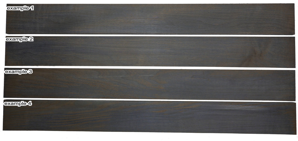 Canadian made Obsidian Ebony Bass Guitar Fingerboard, 28" long