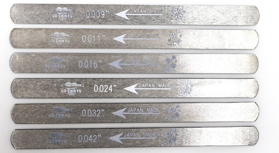 Uo-Chikyu Nut File Set for Electric Guitars (Light)