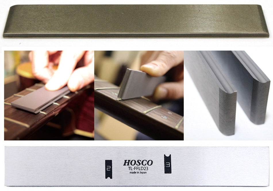 Fret Level & Crown File, Medium & Large Radius (R=2mm & R=3mm)