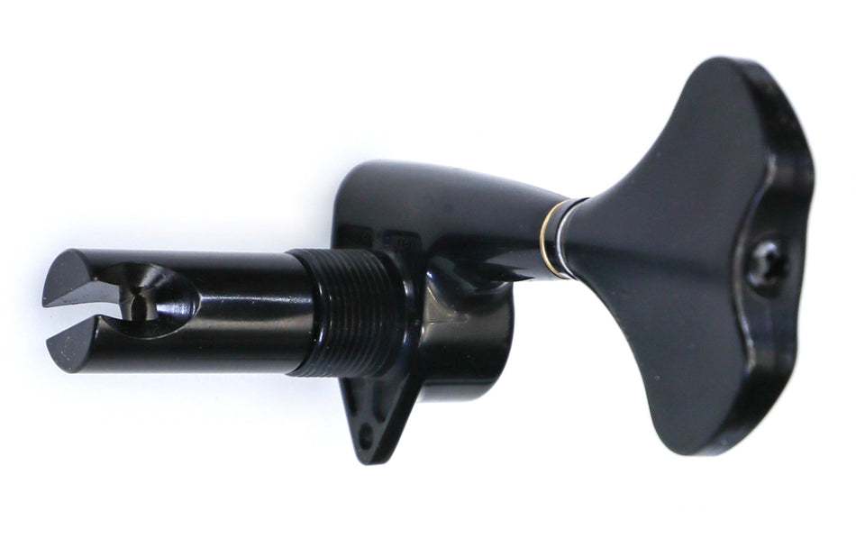 Gotoh GB350(B) Res-o-Lite Compact Bass Tuner, 1 Right* for Left-Hand (Black)