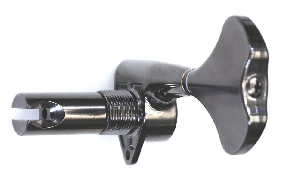 Gotoh GB350(CK) Res-o-Lite Compact Bass Tuner, 1 Right* for Left-Hand (Cosmo Black)