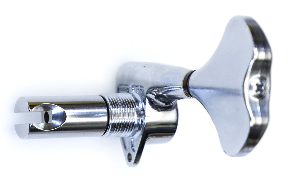 Gotoh GB350(C) Res-o-Lite Compact Bass Tuner, 1 Right* for Left-Hand (Chrome)