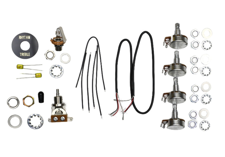 Wiring Kit for LP-type Guitars (Black)