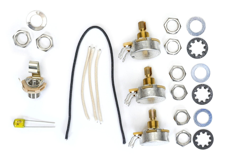 Wiring Kit for JB-type Basses (CTS + SwitchCraft Upgade)