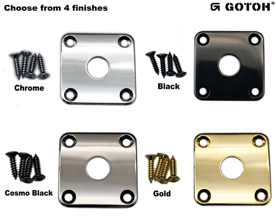 Gotoh JCB-4 Square Jack Plate (choose finish)