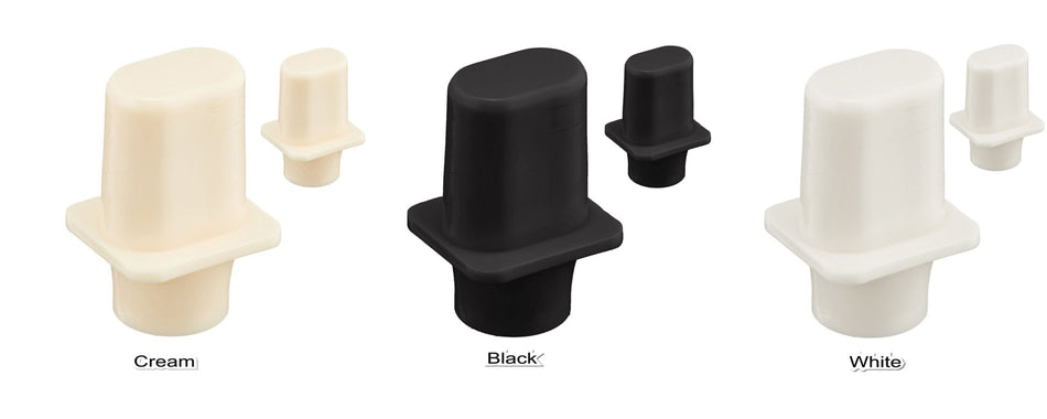 Tele-style Hat Switch Knobs, Inch, set of 2 (choose color)