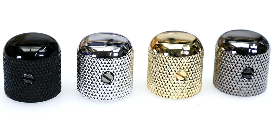 Knurled Metal Dome Knob, 18mm, inch (chose finish)