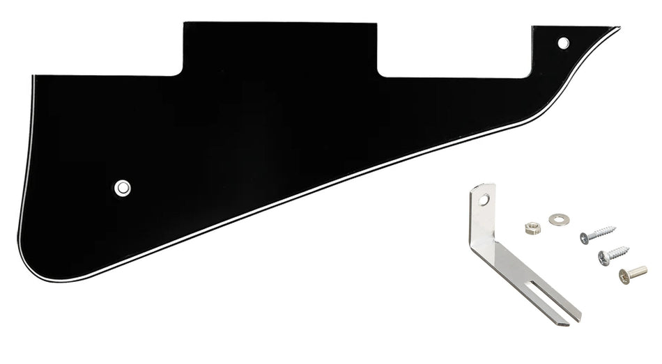 Plastic LesPaul Pickguard, Black 3-ply