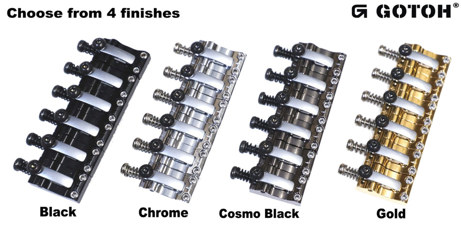 Gotoh LS105 Locking Saddle set (6pc 10.5mm spacing) Upgrade for EV510T, EV510TS, 510T, 510TS