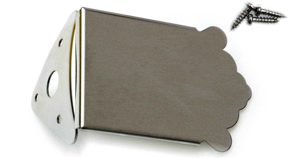 Mandolin Tailpiece Traditional Golden Gate (Nickel)
