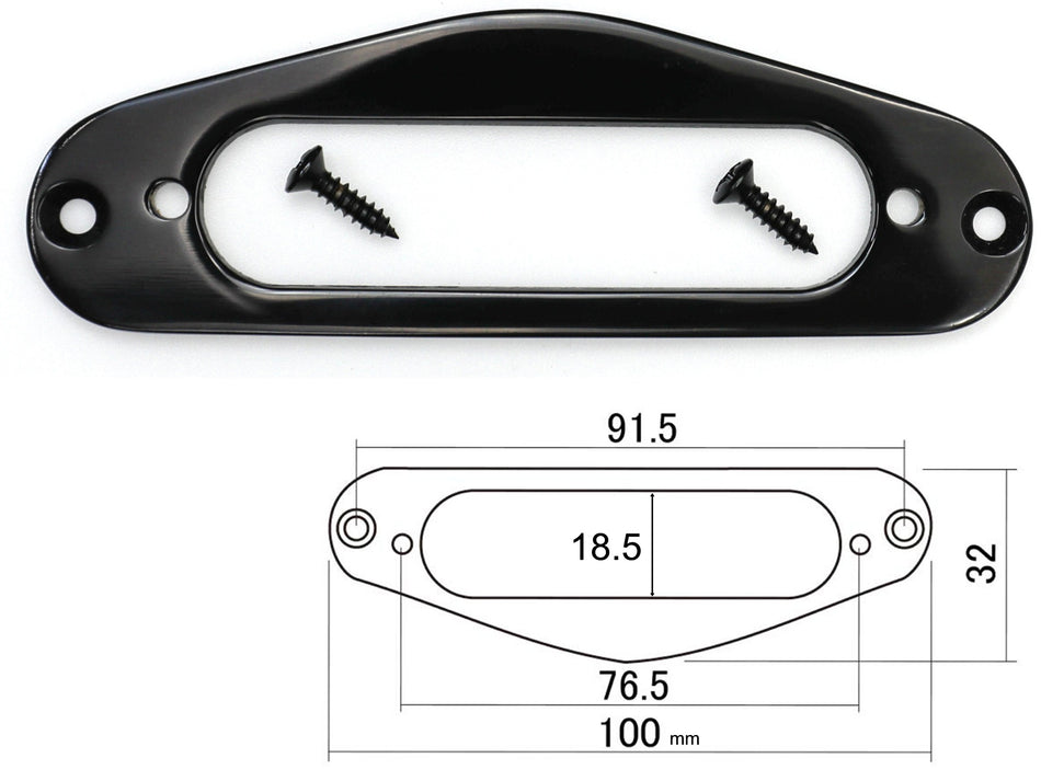 Mounting Ring for Single Coil Strat Pickup (choose finish)
