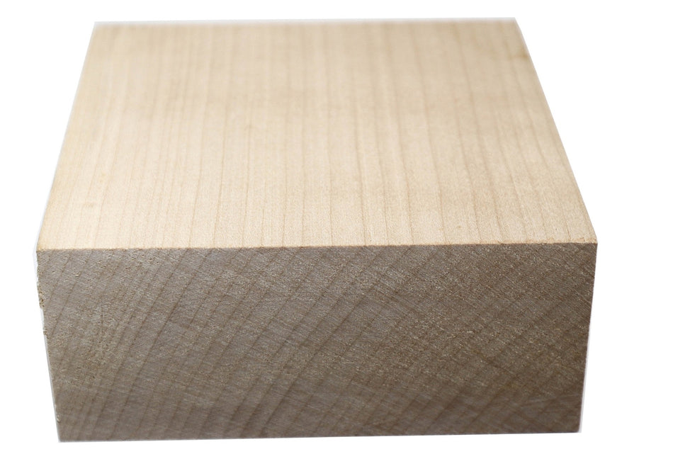 End Block (Tail Block) for Acoustic Guitars, 25 * 127 * 127 mm