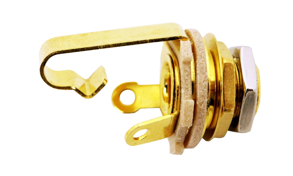 Switchcraft Output Jack, Mono 9.4mm dia. 7mm long, Gold