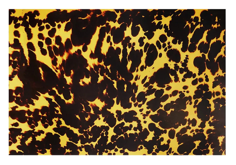 Plastic Pickguard Blank for Acoustic Guitars, Self-Adhesive Sheet 290 x 180 x 0.5mm, Spotted Shell