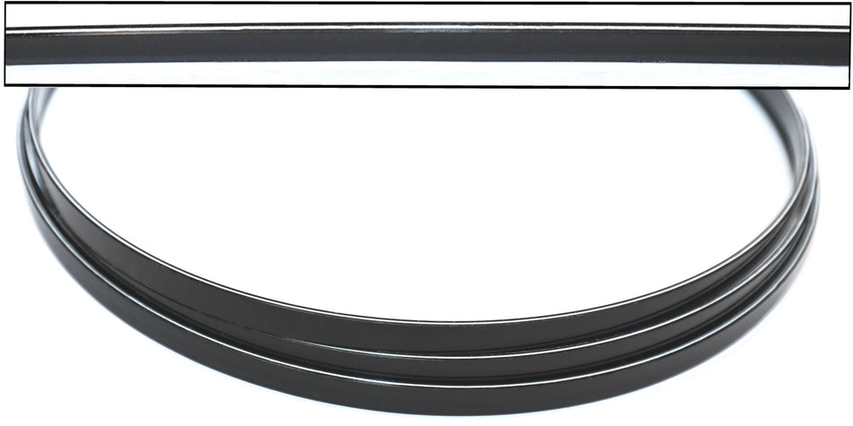 Plastic Guitar Binding (ABS) Black/White/Black, 62" long piece (1.5 x 6 x 1600mm)