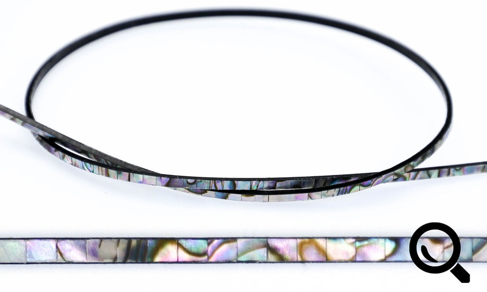 ZipFlex Purfling, Green Abalone